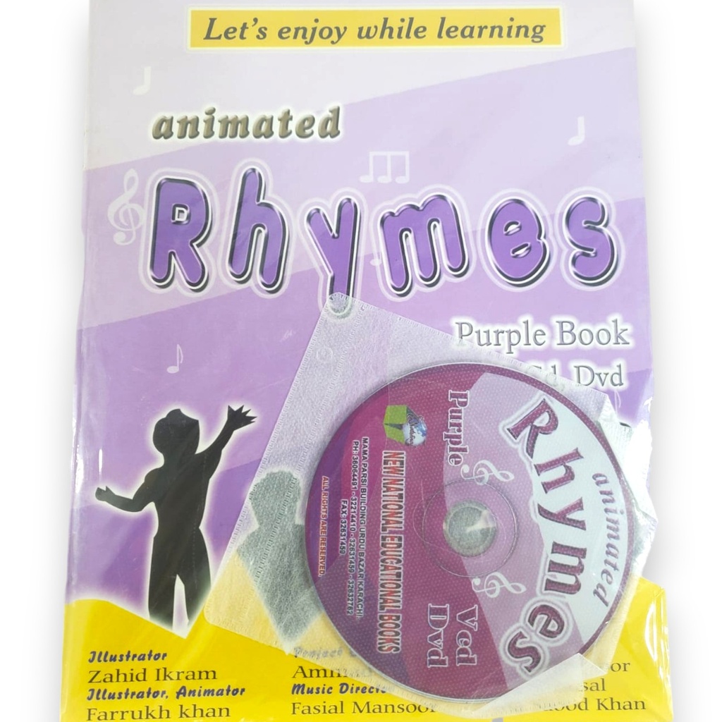 Animated Rhymes Purple Book - National Books