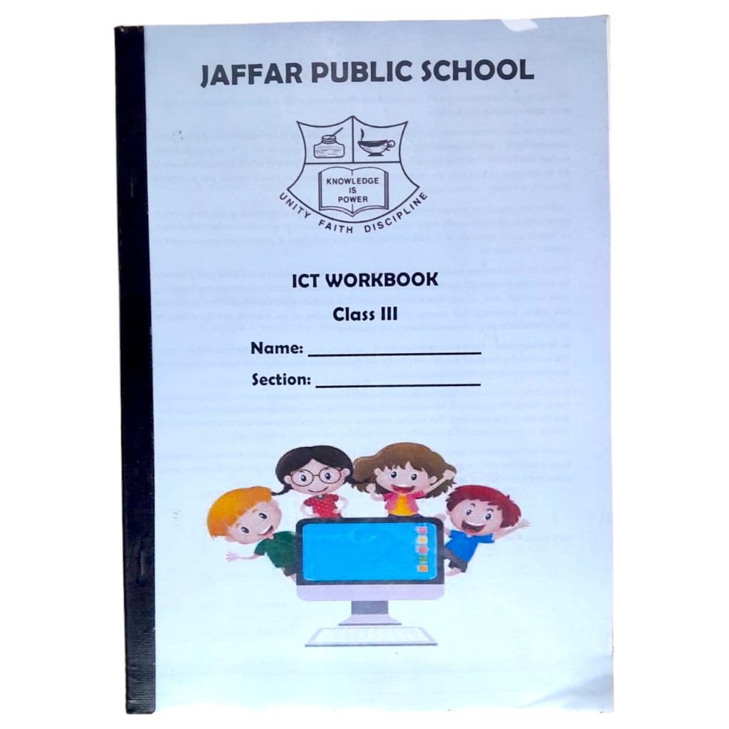 ICT Workbook Class 3 - Jaffar Public School