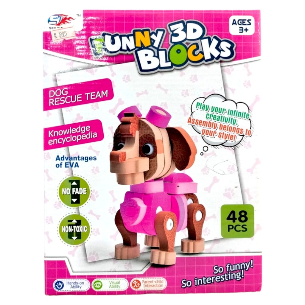 Funny 3D Blocks Toy - No. SY1020 - SEN YAN TOYS