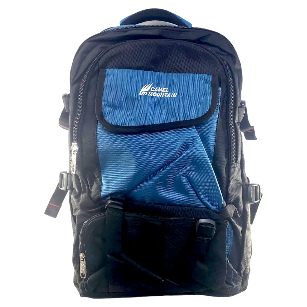 Camel Mountain 22Inch School Bag - Blue/Black - Class - 3 - 8( IMPORTED )
