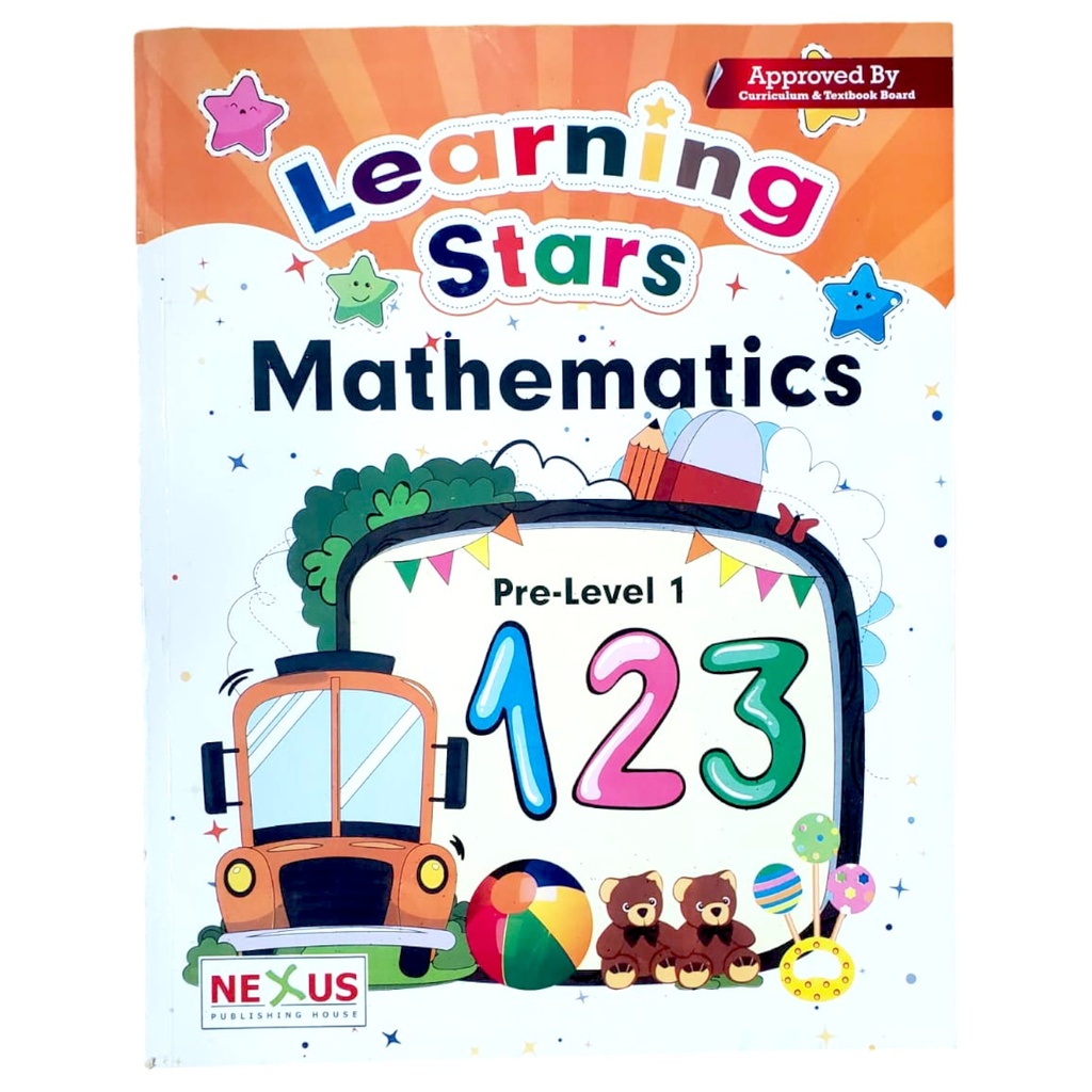 [9789696140474] Learning Stars Maths Book Pre Level 1