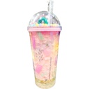Donut Straw Sipper 430ML - Pink