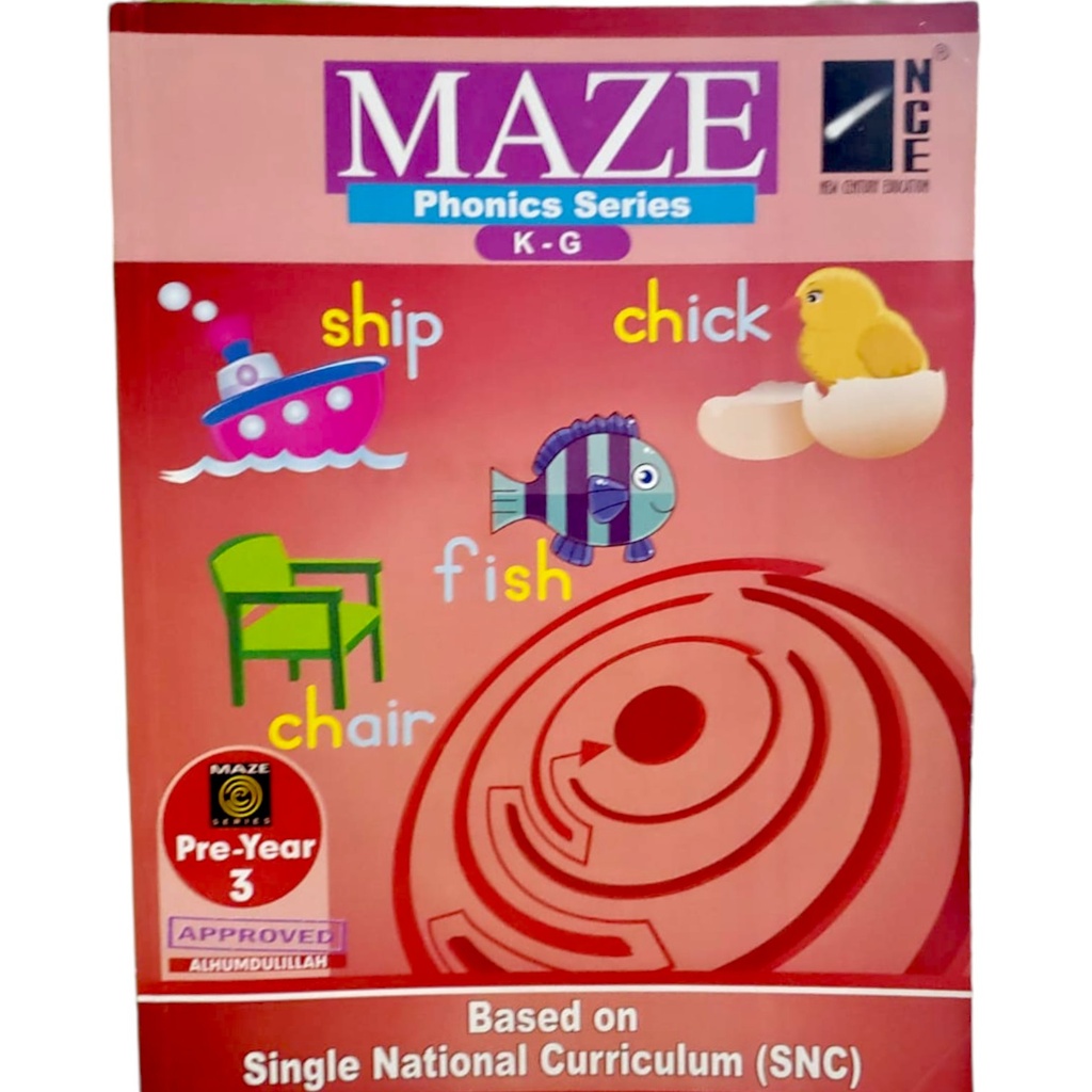 Maze Phonics Series Pre Year 3 - KG
