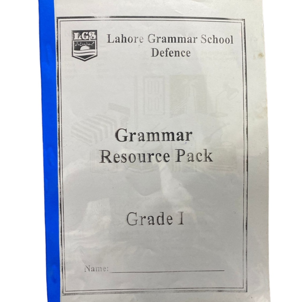 Grammar Resource Pack For Grade 1