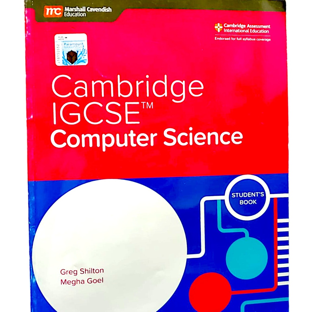 Marshall Cavendish Cambridge IGCSE Computer Science Student's Book - Greg Shilton