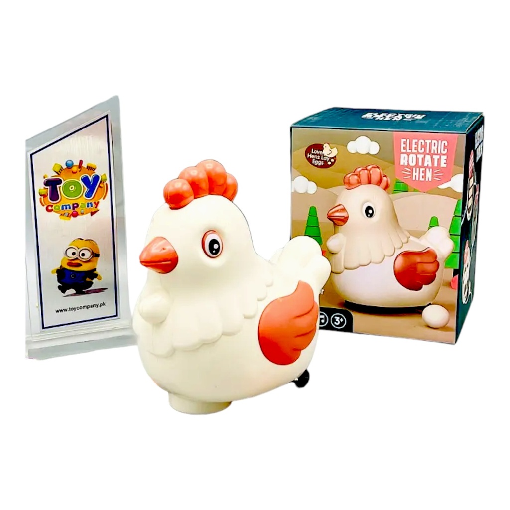 Electric Rotate Hen With Music for Kids - No. X-135