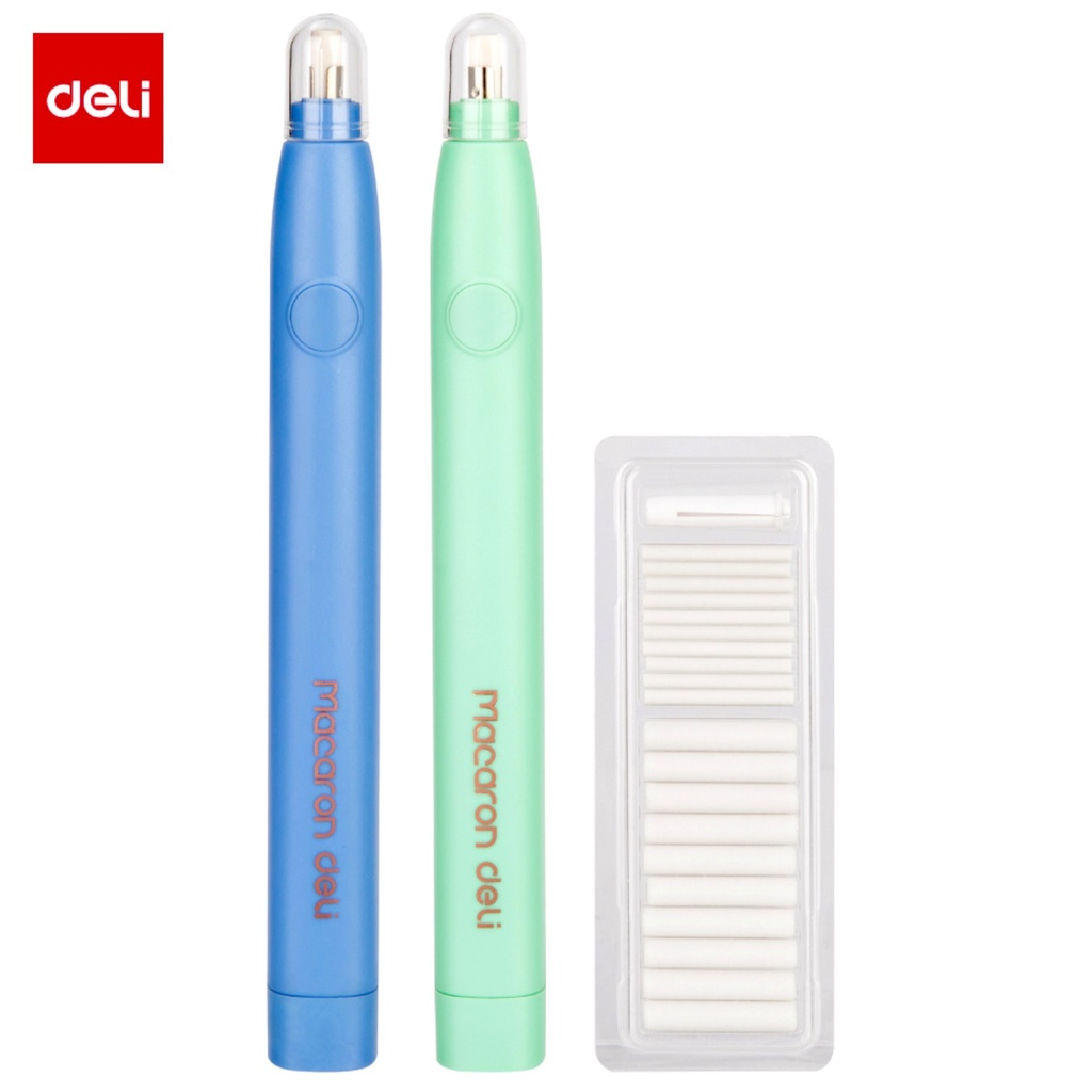 Deli Macaron Pastel Collection Electric Eraser - No. H028 00