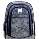 BTS School Bag - Grey - Class 5 - 7( MADE IN PAKISTAN )