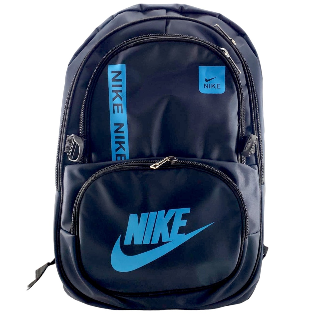 Nike School Bag - Blue - Class - 3 - 8 - 5 Zipper( IMPORTED )
