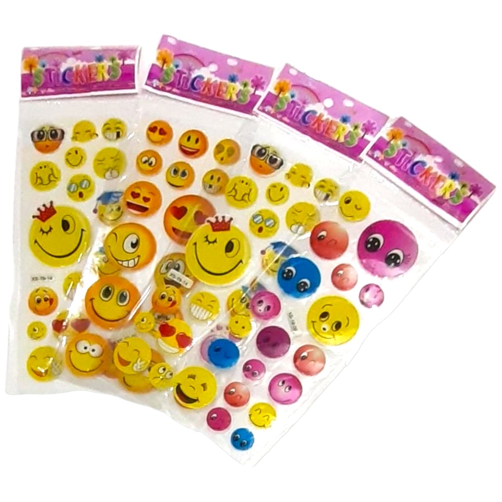 Stars Embossed Sticker (Assorted Design)