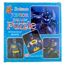 4 Junior Jigsaw Puzzle Batman - 48 Pcs - Children's