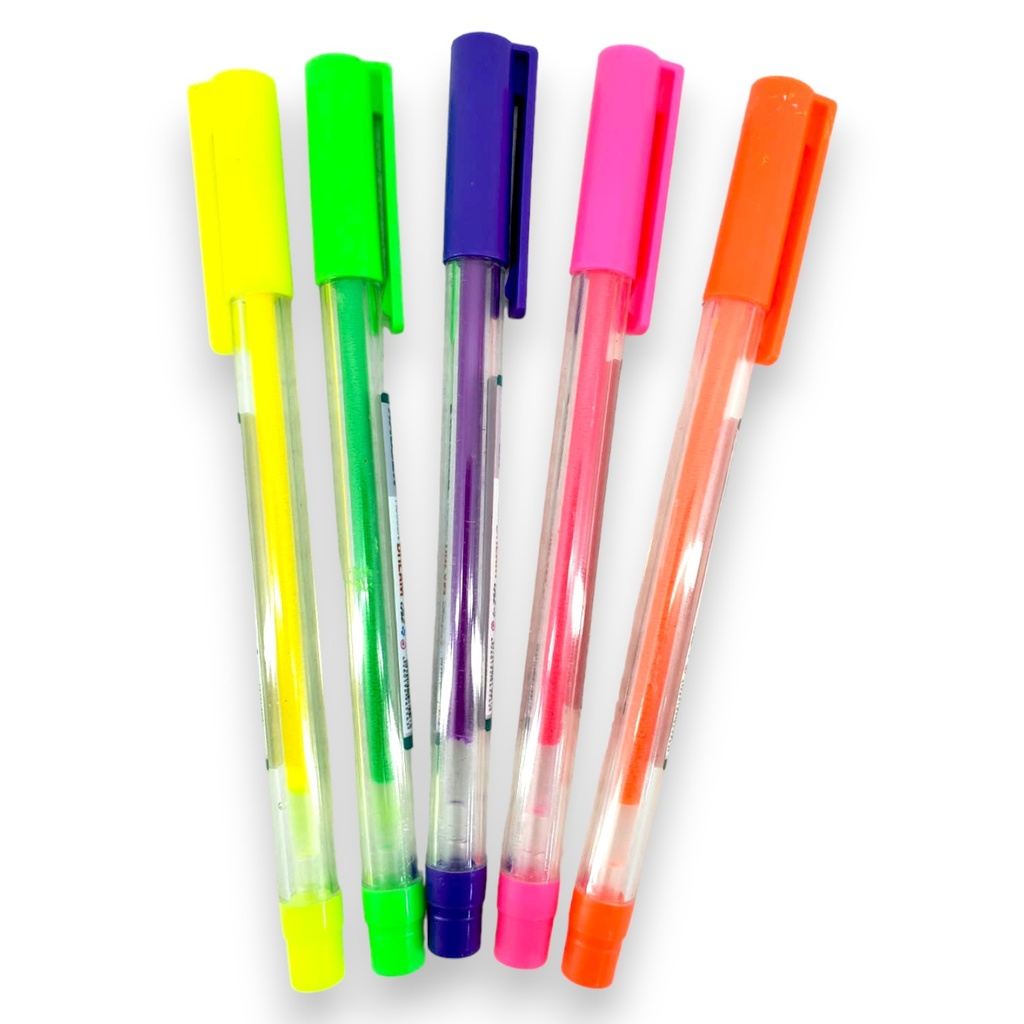 Neon Gel Pen - Pack Of 5 - No. H6062N - Hauser