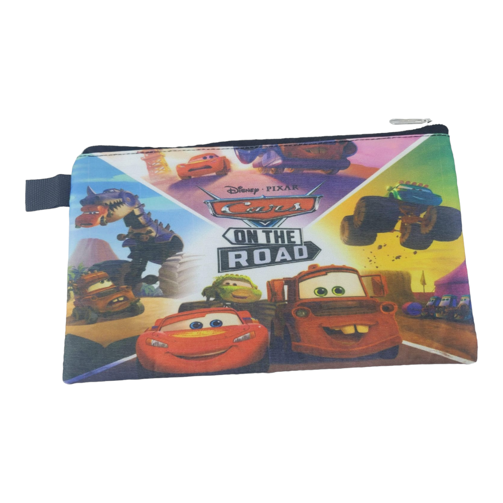 Cars Single Zipper Pencil Pouch