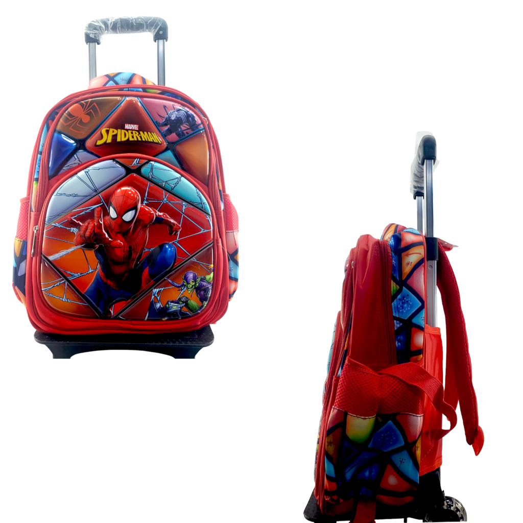 Spiderman Trolley Bag - 16 Inch - Class 1-2( IMPORTED )