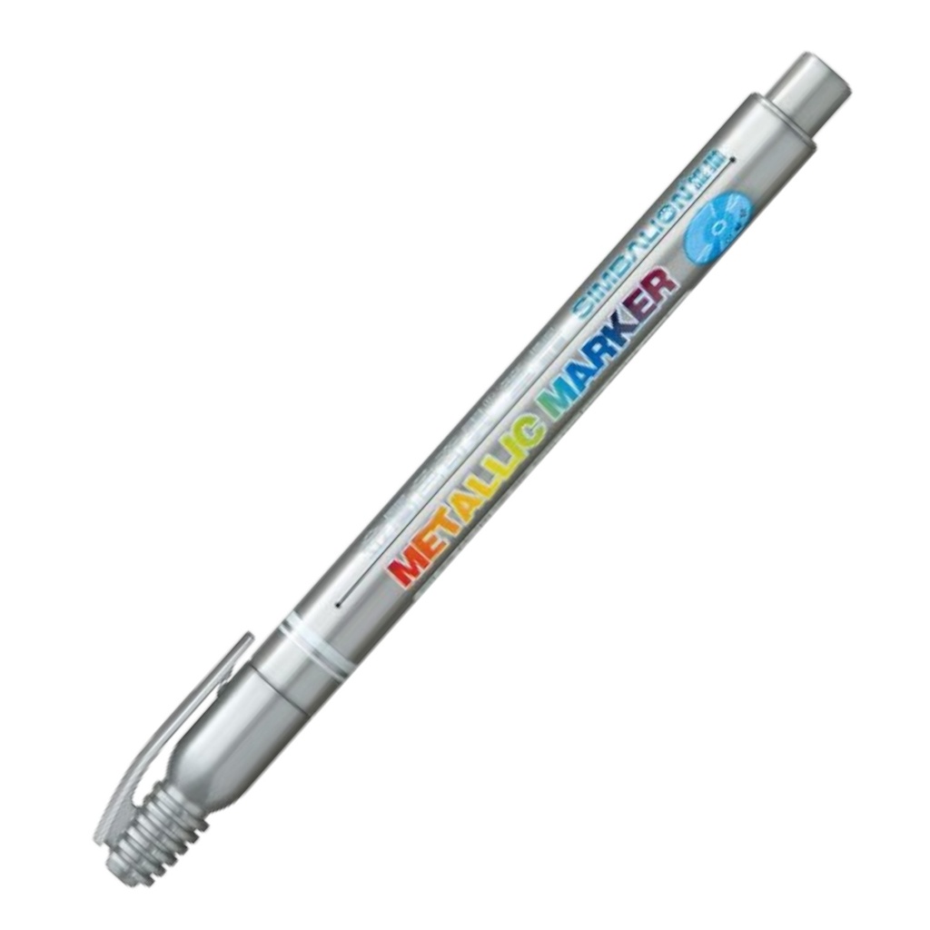 Simbalion Metallic Marker - Silver - MM610