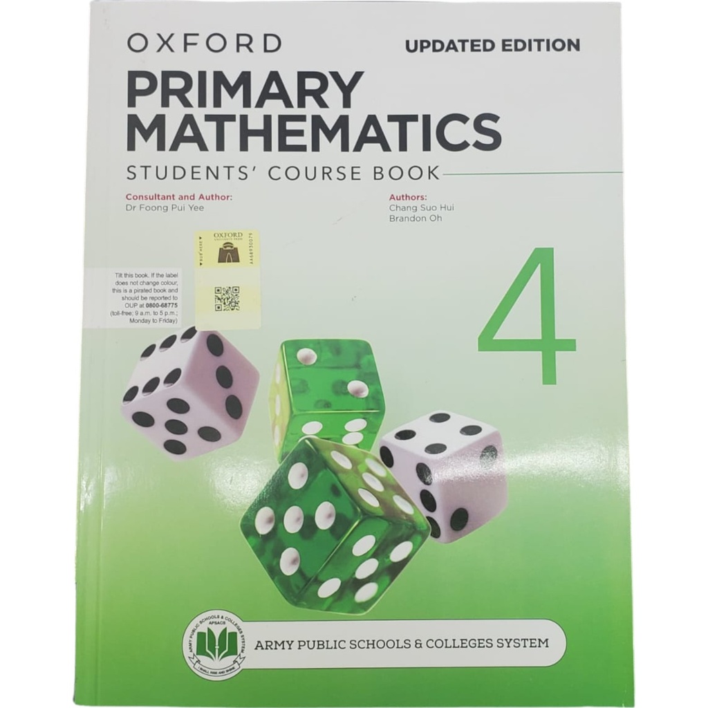 Primary Mathematics – Updated Edition Students’ Course Book 4 - APSACS
