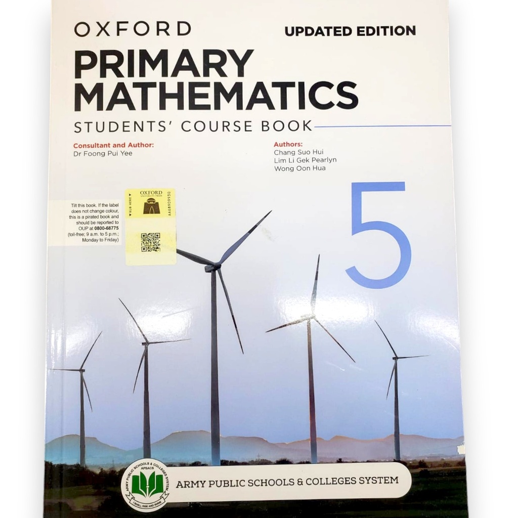 [9789697344796] Primary Mathematics – Updated Edition Students’ Course Book 5 - APSACS