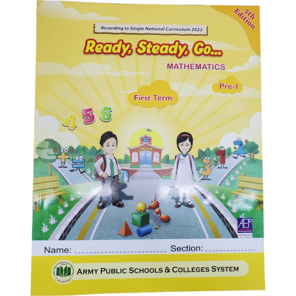 Ready Steady Go Mathematics Pre 1 - 5th Edition - First Term - APSACS