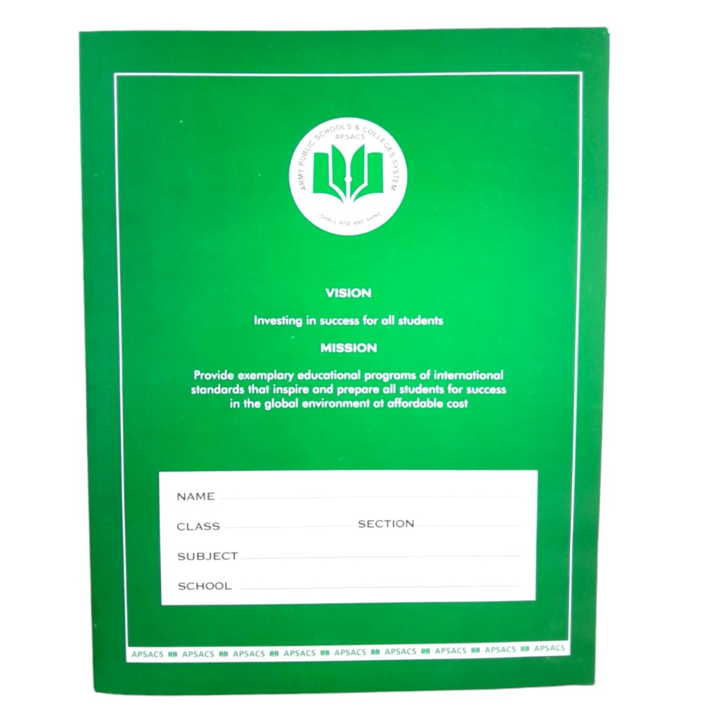 APS Journal Single Line Inter Leaf