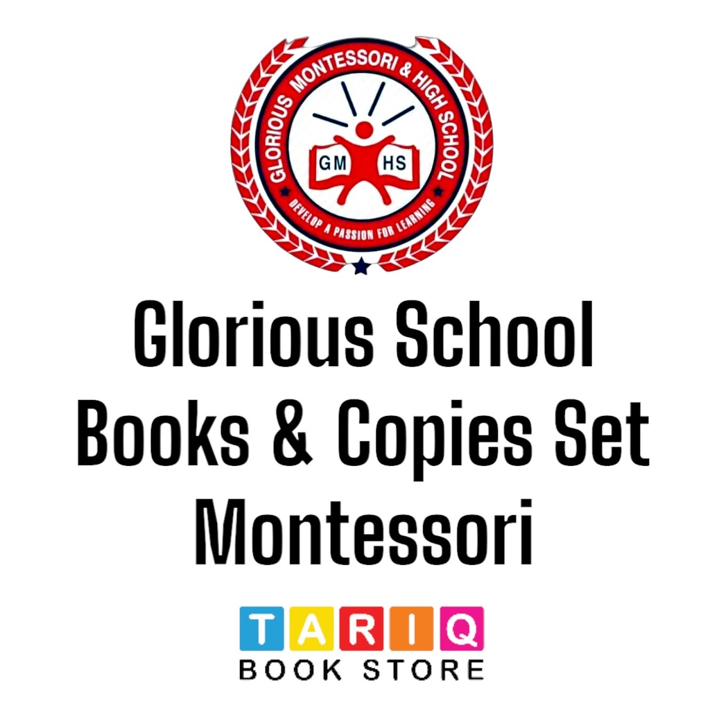 Glorious School Books & Copies Set Montessori