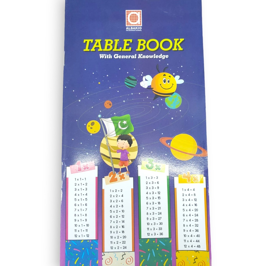 Table Book with GK - al bakio