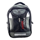 Swiss Gear Simple School Bag - Class 1 to 2 - Grey/Black