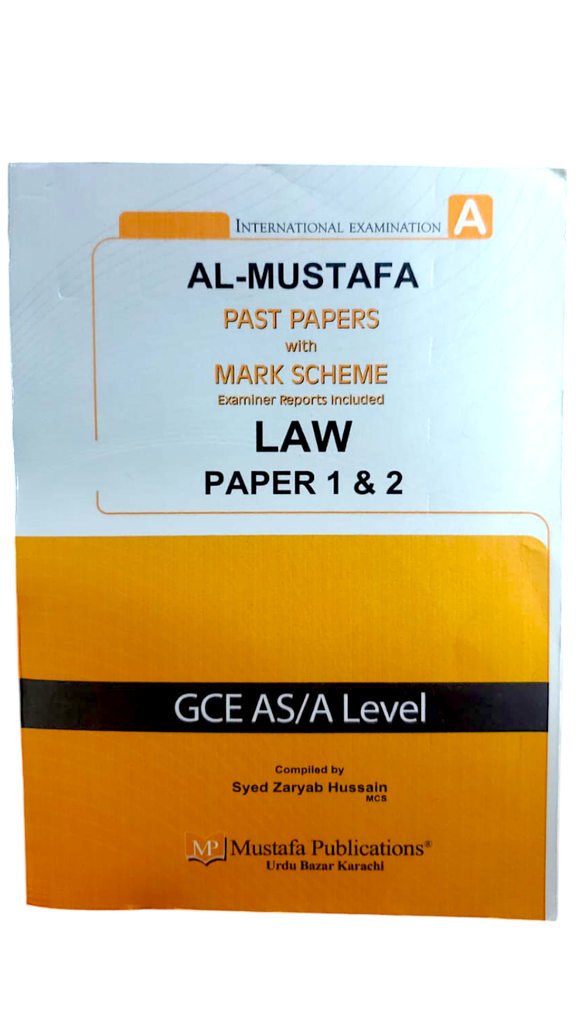 Al Mustafa A Level Law Paper 1&2 With Marking Scheme (2019 - 2023)