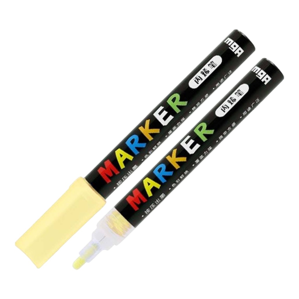 Acrylic Marker - 2mm - Naples yellow - No. S401 - M&G