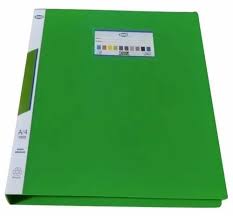 PVC Clip File Legal Size - Green