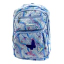 Dakanee Simple Butterfly Printed School Bag - Blue