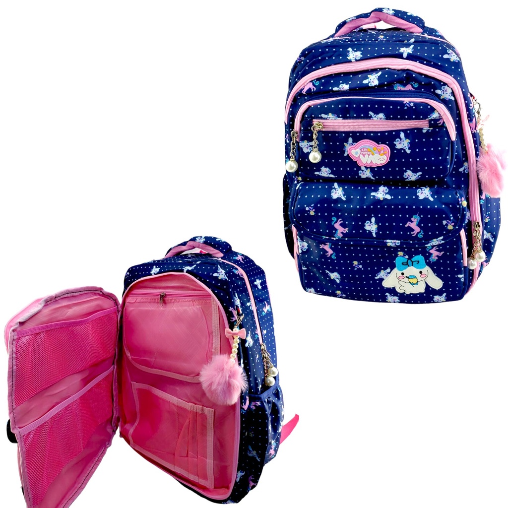 Lin Power School Bag - Blue