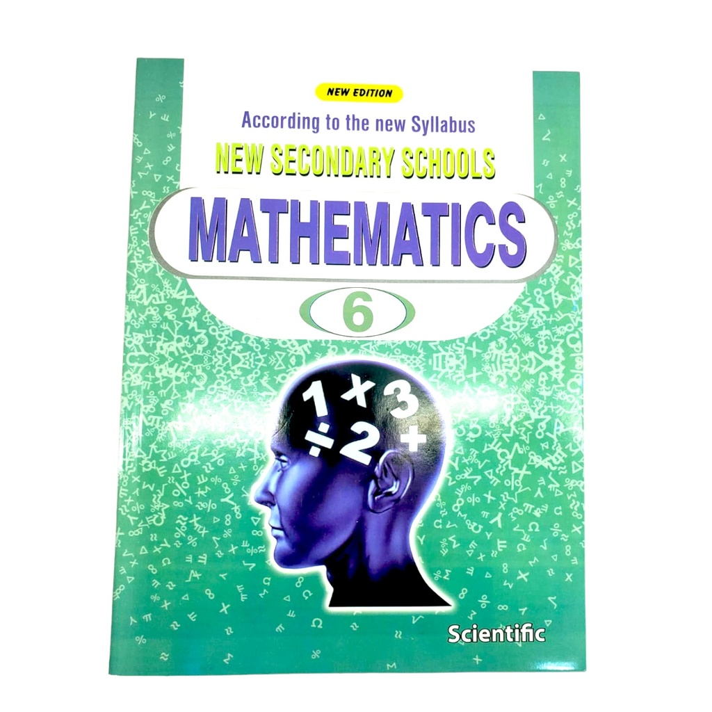 New Seconadry Schools Mathematics Book 6 - Scientific Publisher - New Edition