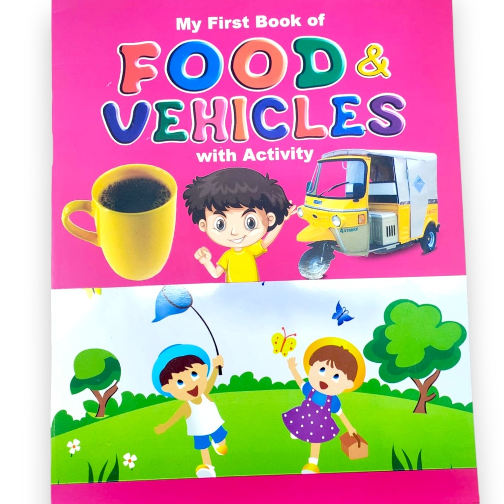 My First Book of Food & Vehicles With Activity - (AT)