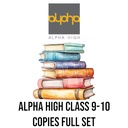 Alpha High Class 9-10 Copies Full Set
