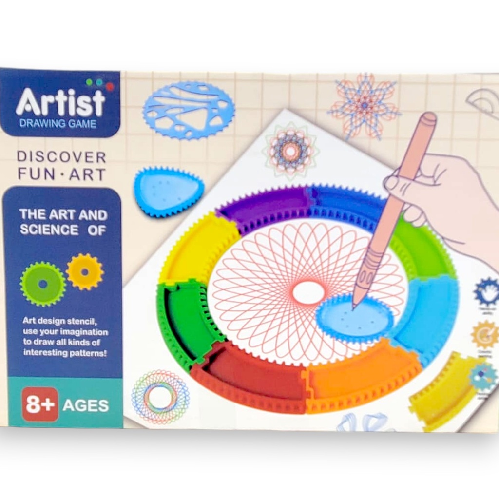 Amazing Art Designer Free Style Spirograph - No. 3334