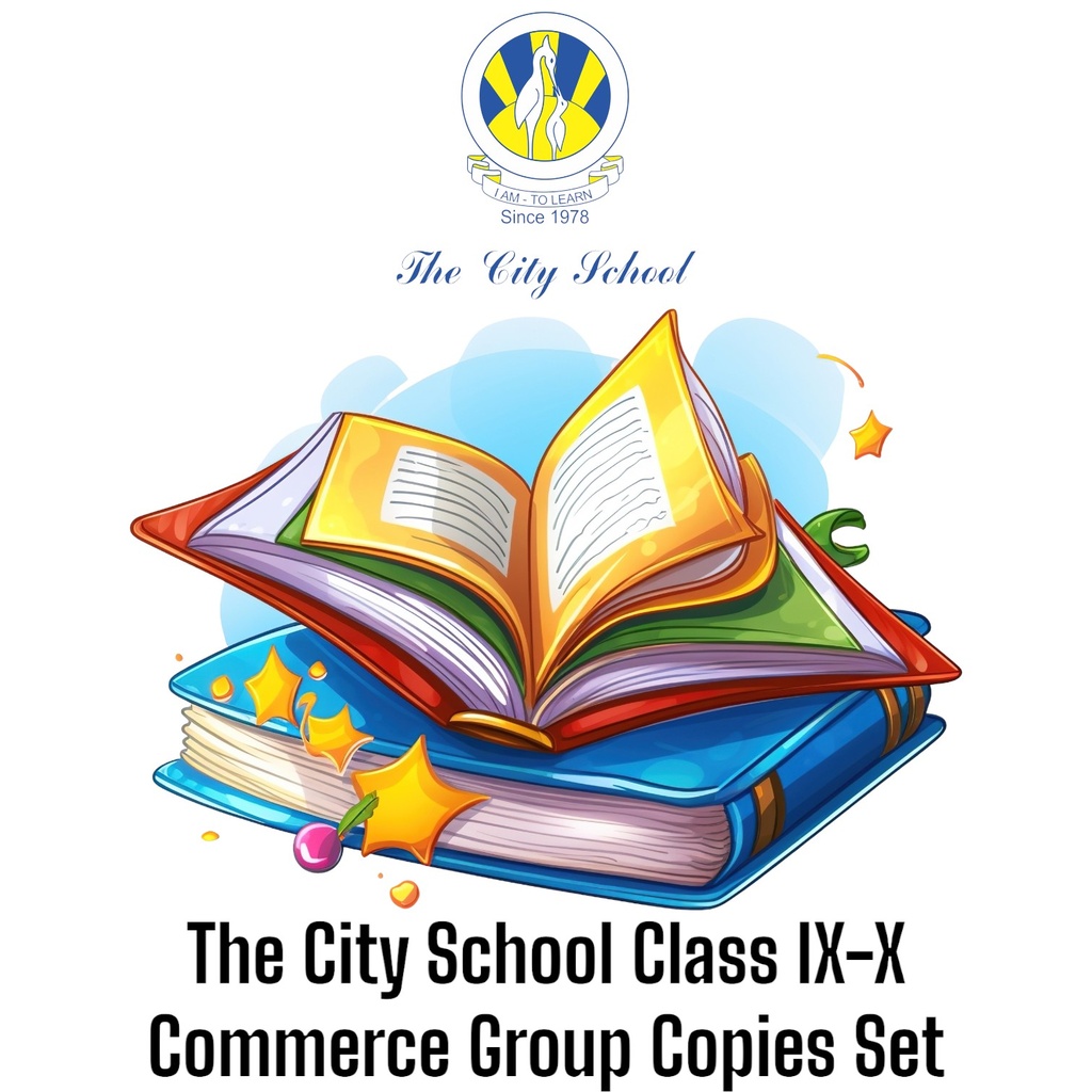 The City School Class IX-X Commerce Group Copies Set