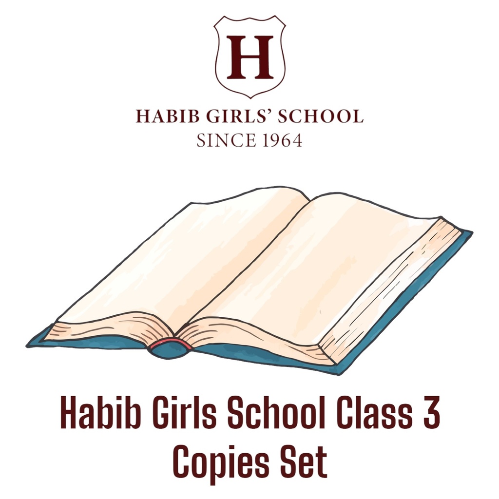 Habib Girls School Class 3 Copies Set