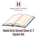 Habib Girls School Class 6-7 Copies Set