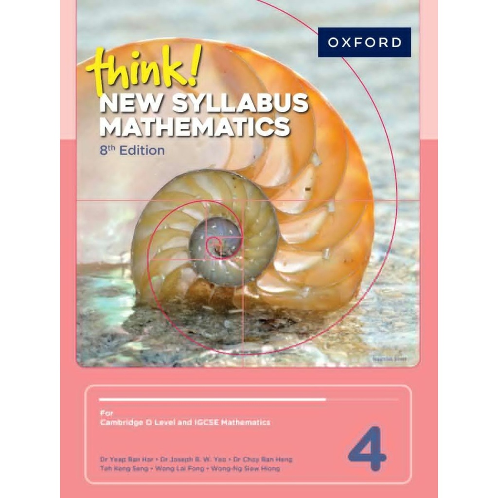 Think! New Syllabus Maths Book 4 8Th Ed
