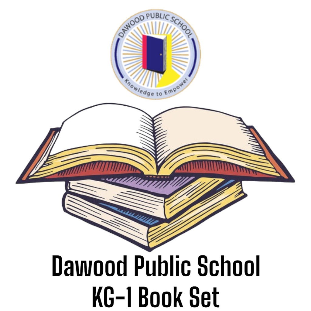Dawood Public School KG-1 Book Set With Plastic Cover