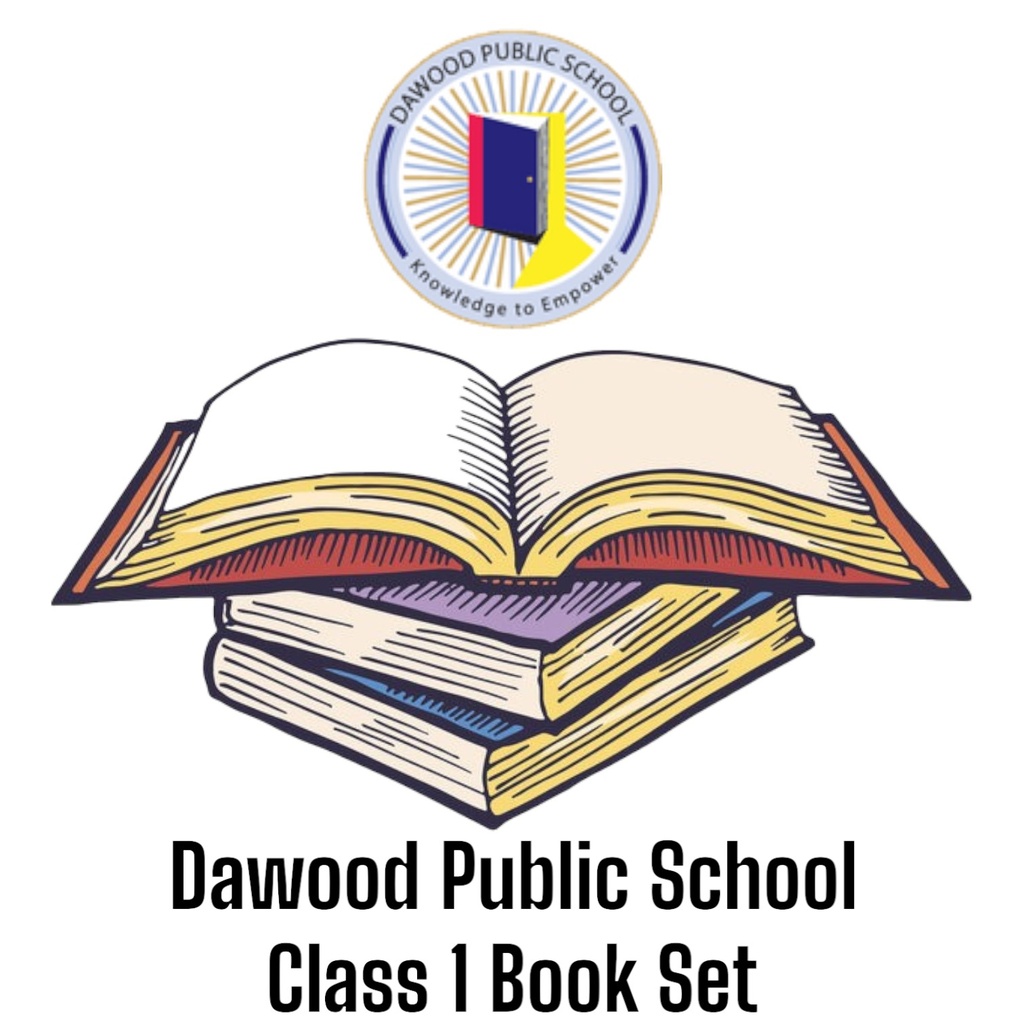 Dawood Public School Class 1 Book Set With Plastic Cover