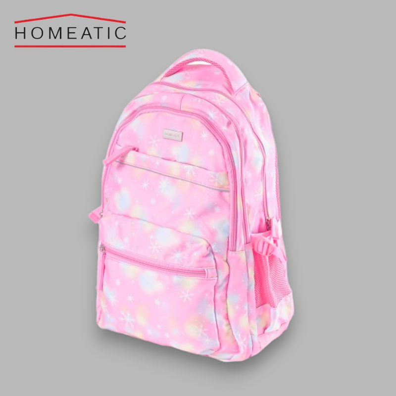 Homeatic Star Design School Bag - Pink - 5003