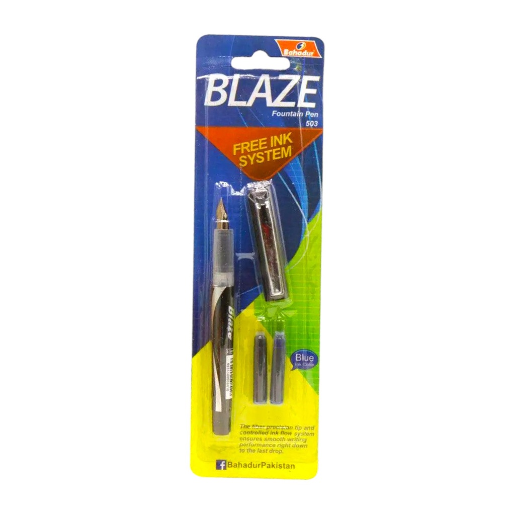 Blaze Fountain Pen 503 - Blue