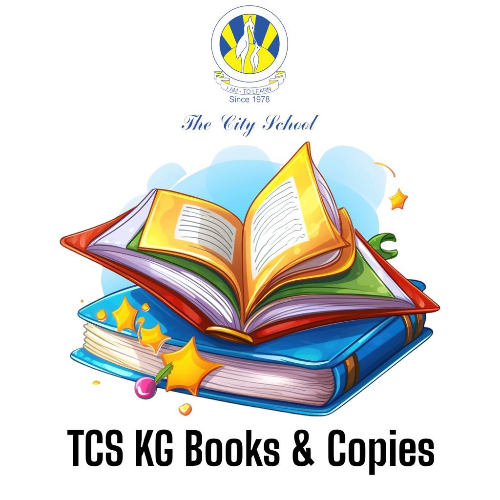 TCS KG Books & Copies With Plastic Cover