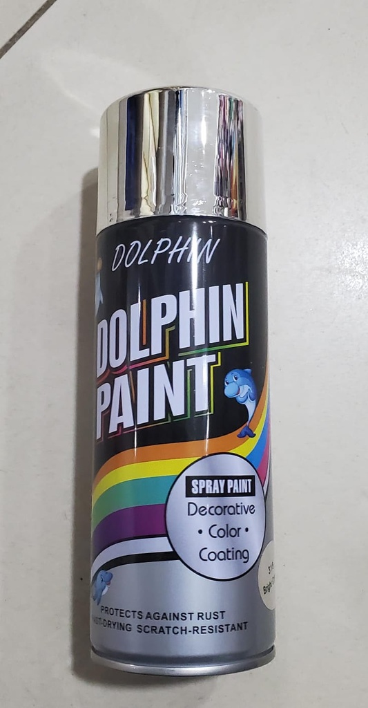 Spray Paint - Silver 400ml Dolphin