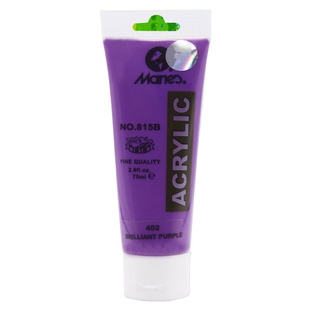 Maries Acrylic Paint - 75ml - No. 453 - Brilliant Purple
