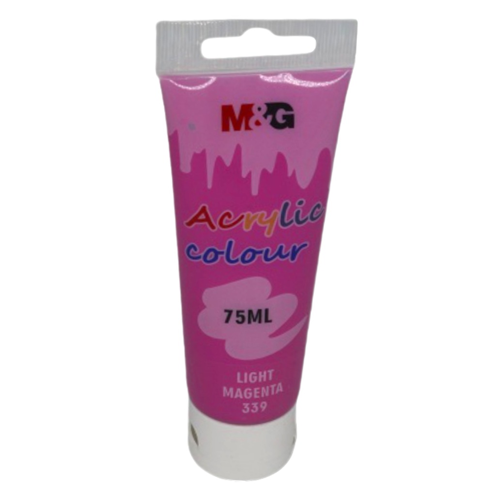 M&G Acrylic Paint 75ml - No.339 - Light Magenta