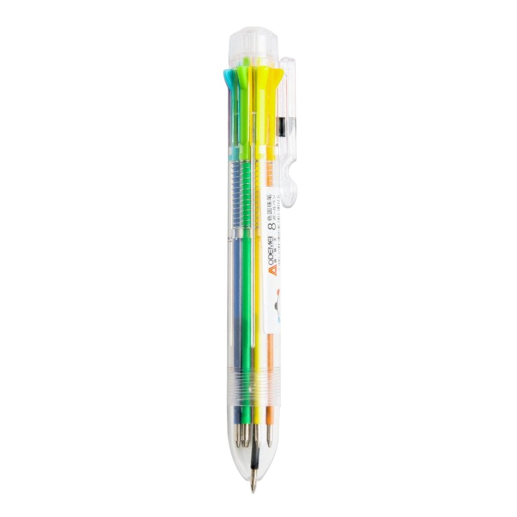 8 Colour Ball Pen - Aodemei