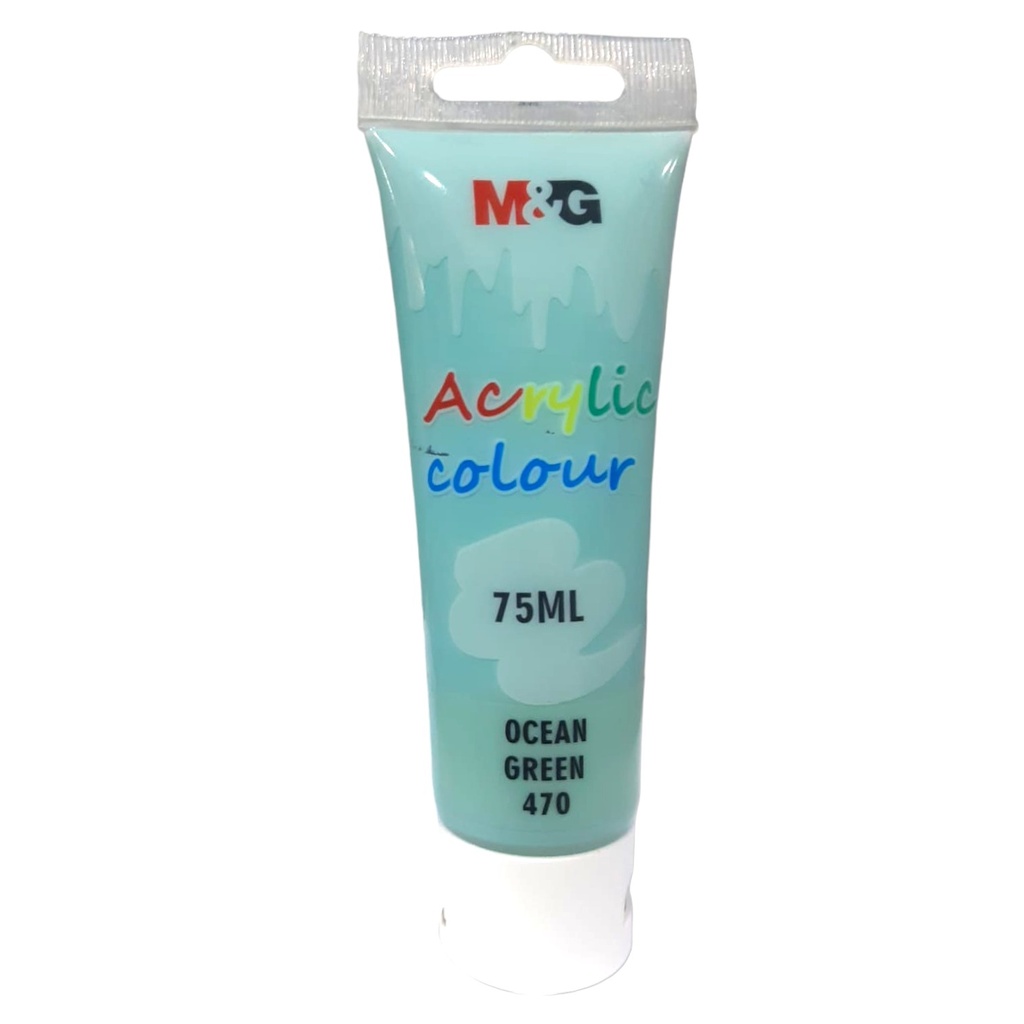 M&G Acrylic Paint 75ml - No.470 - Ocean Green