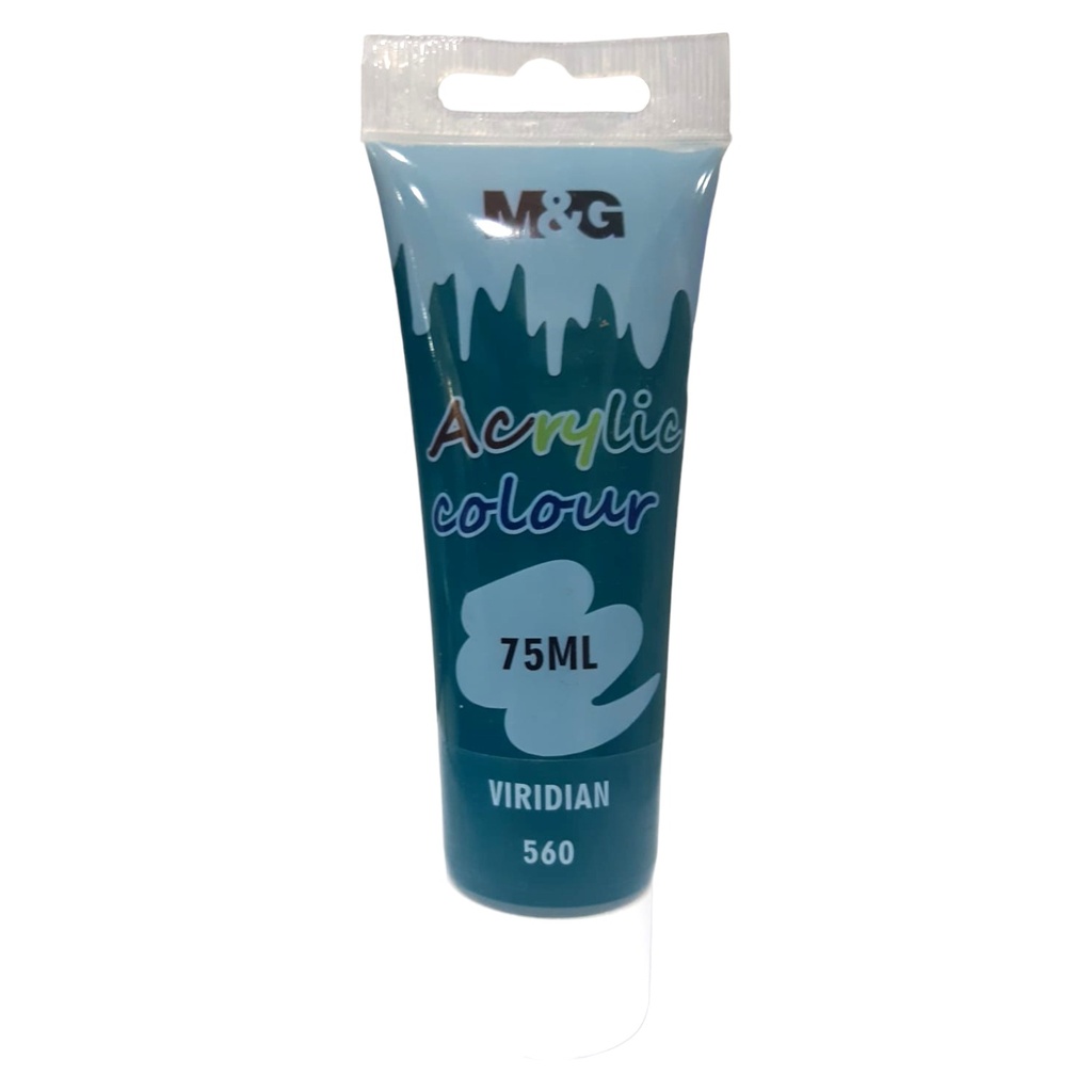 M&G Acrylic Paint - 75ml - No. 560 - Viridian
